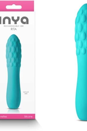 Inya - Rita - Rechargeable Silicone Discreet Vibrator- Teal