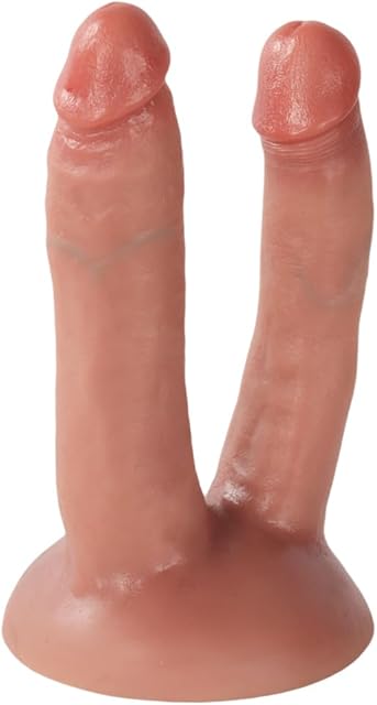Both of Them! Double-Ended Dildo: Non-Porous Silicone, Double Headed Dildo with Strong Suction Cup - Ideal Adult Penis Toy for Women, Gay, and Couples - Consoladores Lossless No62