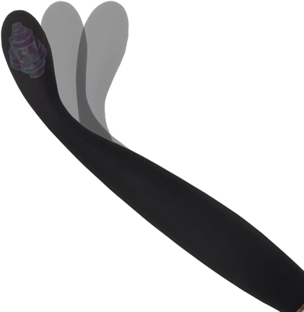 G Spot Vibrator Dildo with 5 Vibration Modes, Soft Silicone Powerful Vibrating Massagers for Clitoral Vagina and Anal Stimulation,Finger Vibrators Adult Sex Toys for Couple Women or Men (Black)
