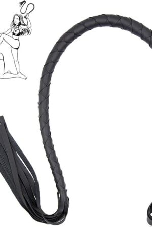 Flogger Sex SM Flogger Whip Leather Flogger Braided Sex Whip Leather Whip Sex Spanking Game Sex Toys Bondage Accessories for BDSM SM Adult Sex Games Bondage (85 cm)