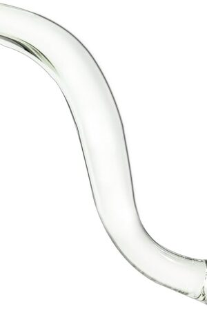 Double Sided Dildo Glass Dildo for Women 8.66" G-spot Dildo for Anal Vaginal Sex Crystal Pleasure Wand Adult Sex Toy for Lesbian Gay and Couple Masturbating
