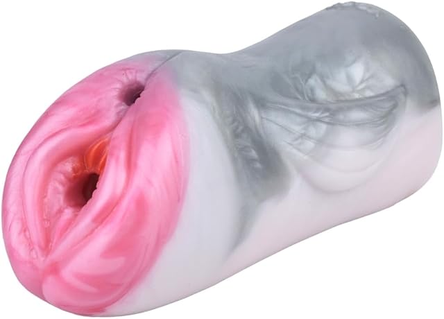 Creative Unique Lifelike Fantasy Ultral Soft Liquid Silicone Male Masturbator Men Stroker Adult Sex Toy for Men Couple with Realistic Textured Internal Tunnel Waterproof Portable Use