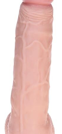 Extra-Thick Veined Dildo - 9.5" Length, 2" Shaft Diameter - Lifelike Texture & Wide Girth - Suction Cup Base for Hands-Free Pleasure - Strap-on Harness Compatible - G-Spot & P-Spot - Men or Women
