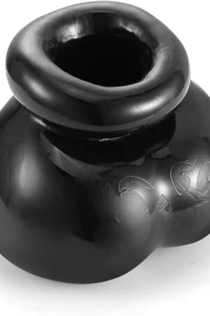 Bull Bag Ball Stretcher Snug,Scrotum Silicone Ballstretcher Ballsack,Testicle Bondage,Sex Toys for Men / (Black)