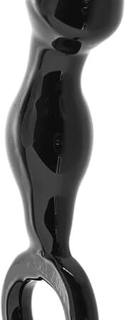 Glass Prostate Massager with Lube 1oz | Anal Sex Toys | Butt Plugs | P-Spot Massage | Prostate Milking