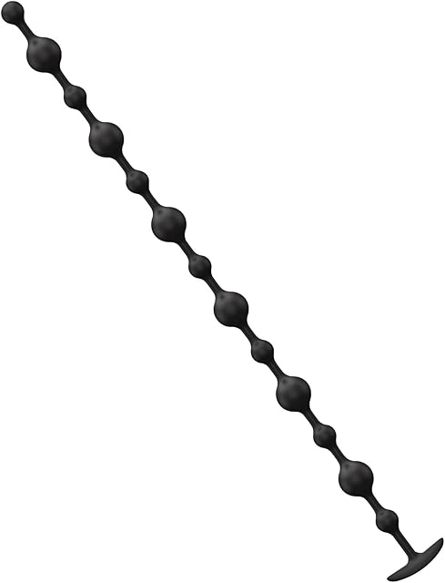 22.44 Inch Silicone Anal Beads Masturbator - Premium Graduated Anal Trainer for Enhanced G-Spot Massager Butt Plug Stimulation Adult Sex Toys for Men and Women