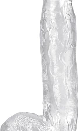 12 Inch Realistic Dildo Sex Toys, Skin-Like Huge Thick Sex Adult Toys with Strong Suction Cup for Hands-Free, Lifelike for Vagina Anal Stimulation (Transparent)