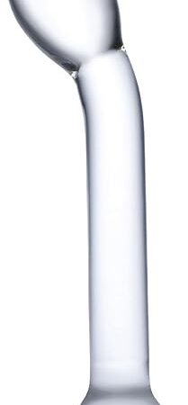 Hustler 8" Slimline G-spot Glass Dildo