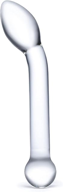 Hustler 8" Slimline G-spot Glass Dildo