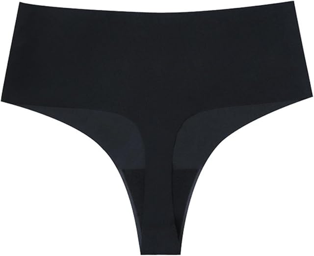 Women Sexy Thongs Solid Color Brief Seamless Breathable Underwear Ladies T-Back Loose Panties Soft Underpant Lingerie