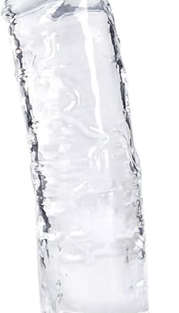 12.5 * 2.3 Inch Huge Dildos Realistic Clear Dildo with Strong Suction Cup Hands-Free Huge Dong Big Size Adult Sex Toy for Women or Men Anal Dildo