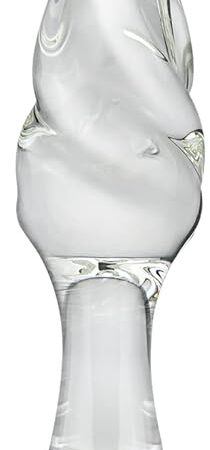 FST Large Glass Butt Plug Progressive Spiral Anal Plug for Anal Training and Stimulation Adult Sex Toys for Men Women Couples
