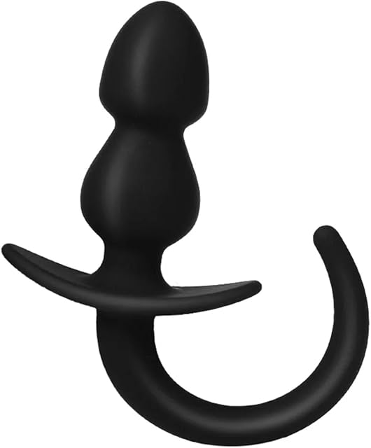 Anal Butt Plug Silicagel Dog Tail Anal Plug Puppy Tail Anal Beads Cosplay Butt Plug Anal Sex Toys for Couple Sex Shop Sex Machine