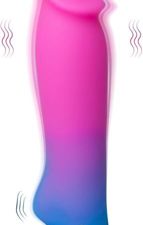 Vibrating Dildo Adult Sex Toy - 8 Vibration Modes & One-Key Orgasm,75'' Big Realistic Dildo Vibrator for Women G-spot Clitoris Men Anal Prostate Stimulation,Strong Suction Cup for Hands-Free/Strap-On