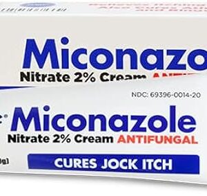 Globe Miconazole Nitrate 2% Antifungal Cream 1 oz, Cures Most Athletes Foot, Jock Itch, Ringworm and More Compare to the Leading Name Brand