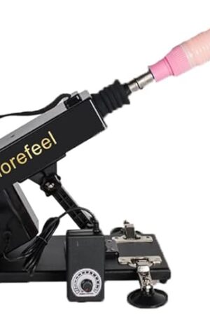 Automatic Sex Machine Adult Toy for Men and Women Masturbation Adjustable Hands-Free Thrusting Love Device Vaginal Anal Massager Pumping Gun Suction Base with Realistic Dildo