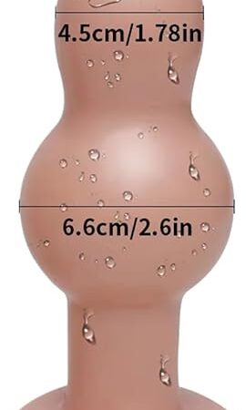 Huge Anal Sex Toys Large Butt Plug Dilator Prostata Massager for Men Woman Gay Adult Anus Stimulator (Color : Skin XL)