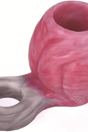 3 Different Sizes of Soft Silicone Reusable Penis Sleeve Enlarger Cock Sleeve Male Sex Toy, Waterproof Penis Extender Sleeve Penis Enlarger with Ring Adult Toys for Man Couple - M