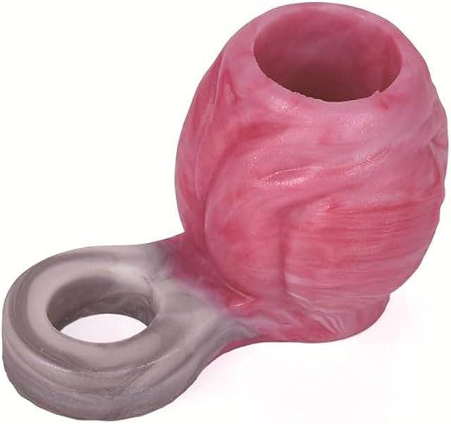 3 Different Sizes of Soft Silicone Reusable Penis Sleeve Enlarger Cock Sleeve Male Sex Toy, Waterproof Penis Extender Sleeve Penis Enlarger with Ring Adult Toys for Man Couple - M