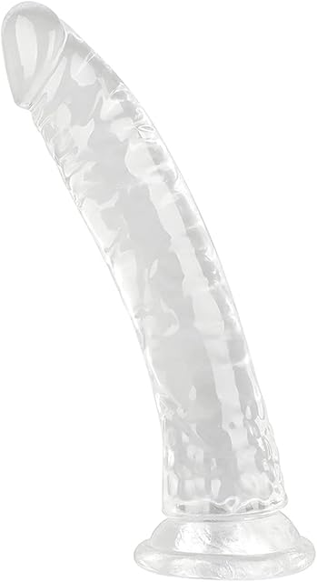 Huge Clear Dildo Realistic G-spot Dildos with Strong Suction Cup, Flexible Jelly Adult Sex Toys - XXL