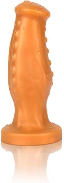 Anal Plugs with Strong Suction Cup Butt Plug Realistic Dildo Soft Liquid Silicone Vaginal Prostate Massage Stimulation for Men and Women Sex Factory (S)