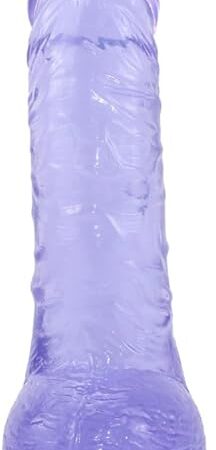 7.45 Inch Huge Dildo, Thick Cock Dildo with Suction Cup, Fat Fantasy Soft Dildo, Big Realistic Dildo for Women, Adult Anal Sex Toy for Women Men Gay-Free and Anal Play, Couples Adult Toys(Blue)