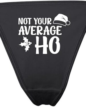 Cute Funny Sexy Slutty Christmas Thongs for Women, Womens Lingerie Xmas Bikini