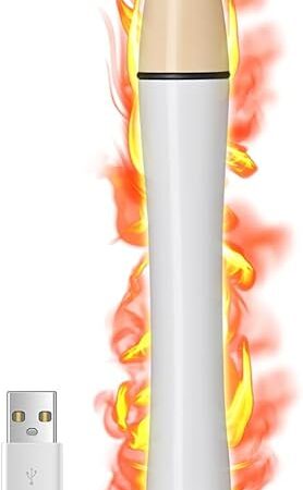 Heating Rods Sex Toy with Automatic Temperature Control USB Heating Stick Male Masturbator Vagina and Anal Hole Warmer Butt Plug for Sex Doll Pocket Pussy 37.5 Quick Heating Warming Rod
