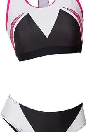Anime Swimsuit Cosplay Bodysuit Sexy Stacy Costume Bikini Two Pieces Bathing Suit Outfit Teen Women Adult
