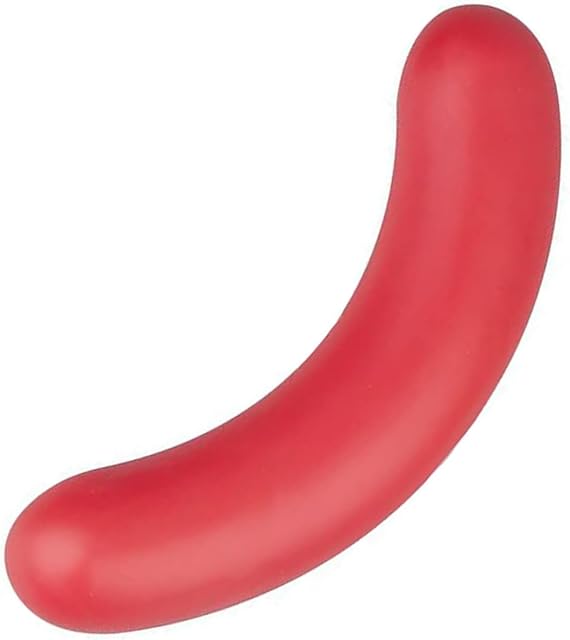 G-spot Fantasy Dildo Lovely Hot Dog Shaped Butt Plug,Fetish Anal Plug Prostate Massager Anal Dilator Masturbation Fun Sex Toy for Men Women or Couples (Red)