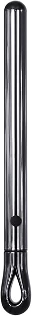 Evolved Love Is Back Stainless Steel Rechargeable - Discreet - Travel Size Vibrator - Black