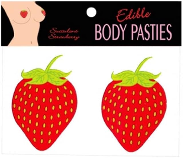 Edible Body Pasties (Strawberry)