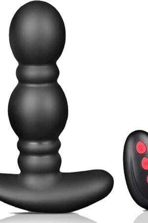 Anal Vibrator Inflatable Butt Plug - Prostate Massager with Automatic Inflation and 10 Vibrating Modes for Adult Male Female Prostate Stimulator Anal Sex Toys for Men Women Pleasure