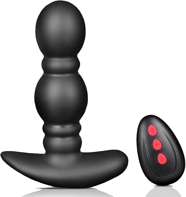 Anal Vibrator Inflatable Butt Plug - Prostate Massager with Automatic Inflation and 10 Vibrating Modes for Adult Male Female Prostate Stimulator Anal Sex Toys for Men Women Pleasure