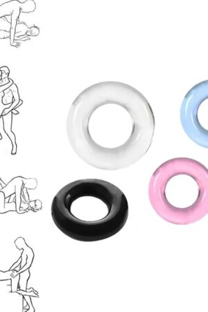 4Pcs Silicone Cock Rings Set, Penis Rings for Men Longer Harder Bigger Erections, Better Sex Pleasure Enhancing Adult Sex Toys for Men, Couples