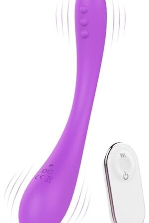 Clitoris G-Spot Vibrator Bendable Flexible Wearable Adult Sex Toy Women Couples Personal Vaginal Stimulator 9 Powerful Vibrations? (Purple)