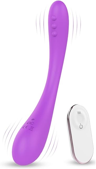 Clitoris G-Spot Vibrator Bendable Flexible Wearable Adult Sex Toy Women Couples Personal Vaginal Stimulator 9 Powerful Vibrations? (Purple)