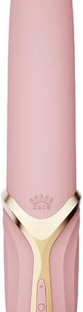 ZALO EVE Oral Pleasure Vibrator | Perfect for External and Internal Stimulations | Heating Function | USB Rechargeable | 1-Year Warranty | Sakura Pink