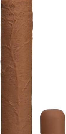 Doc Johnson Xtend It Kit - Realistic and Customizable Penis Extension Kit - Add 1-to-3 inches - Brown