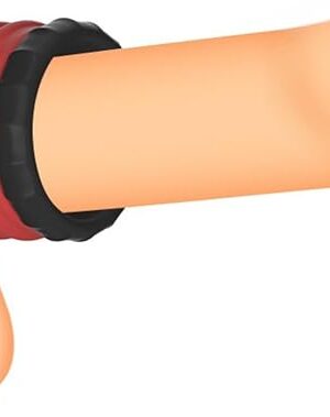 ERUN 3in1 Silicone Penis Rings Ball Scrotum Stretcher Dual Ring Penis Stretcher Enhancer Delay Cock Rings for Male Sx Toys
