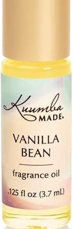 Kuumba Made Vanilla Bean Fragrance Oil Roll-On 013 fl oz (37ml) | Rollerball Perfume | Alcohol Free