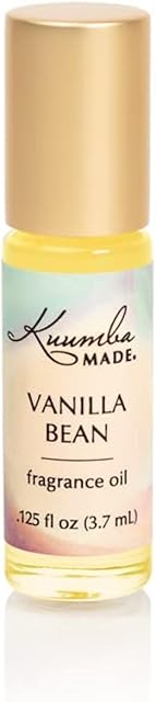 Kuumba Made Vanilla Bean Fragrance Oil Roll-On 013 fl oz (37ml) | Rollerball Perfume | Alcohol Free