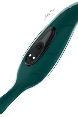 G-spot Vibrator, 9 Vibration Modes Dildo Nipples, Clitoral and Anal Stimulator, Waterproof Rechargeable, Adult Sex Toys for Women or Couple Excitement (Green)