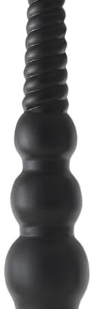 1319 inch Anal Beads Opening Trainer with Strong Suction Cup and 3 Knots Balls Black Long Butt Plug Cone Anal Stretcher Prostate Massager Anus Dilator G-Spot Dildo Sex Toy for Women Men Masturbation