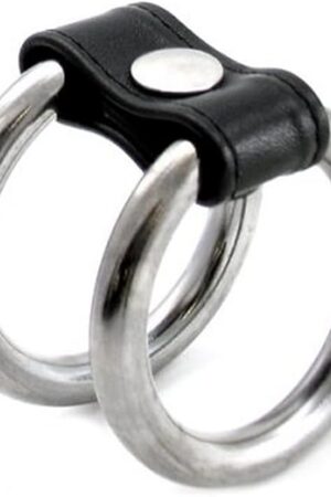 Heart 2 Heart Cock Ring Double Metal + Metal