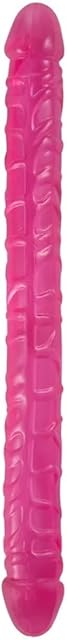Double-Ended Dildo Waterproof Jelly Double Dongs Realistic Dildo, Super Long Double Ended Dildo Vaginal Anal Play Flexible Realistic Double Head Dildo (Color : 03)