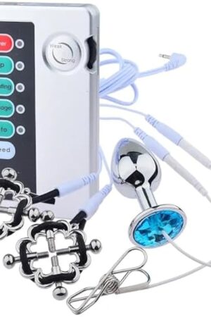 BDSM Electro Shock Accessory,Nipple Clamp Clitoris Clip Stimulator Labia Clip Sex Game Breast Massage Couple Flirting Sex Toy