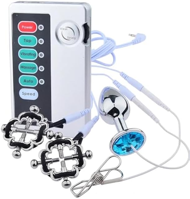 BDSM Electro Shock Accessory,Nipple Clamp Clitoris Clip Stimulator Labia Clip Sex Game Breast Massage Couple Flirting Sex Toy