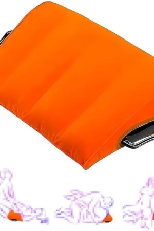 Generic Upgrade Sex Pillow Position Cushion for Couple Sex Furniture for Bedroom,Triangle Inflatable Ramp Positioning for Deeper Position Support Pillow Men Women Couples Sweater NJ0L, Orange