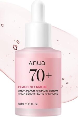 Anua Peach 70 Niacinamide Serum 30ml / brightening hydrating face serum/daily clean beauty (101 fl oz)